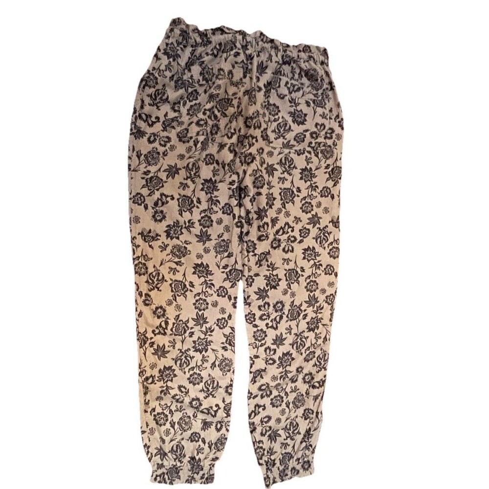 Wilfred Free Aritzia Freestyle Pant Viscose Ramie Floral Jogger Size XS Downtown - Picture 3 of 8